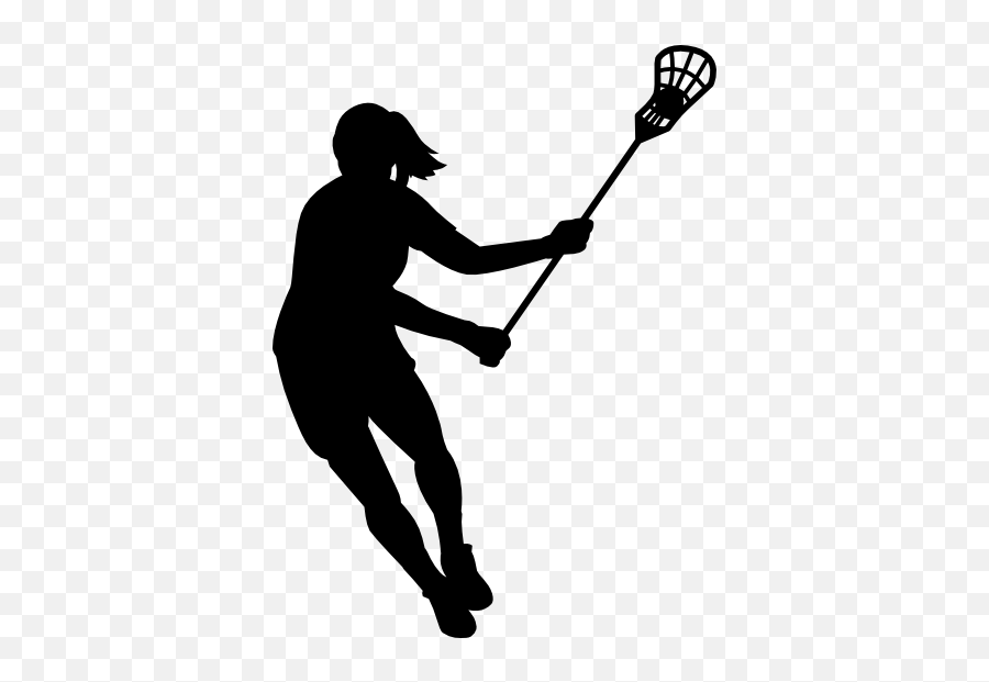 Awesome Girl Lacrosse Player Sticker - Girls Lacrosse Emoji,Lacrosse Emoji