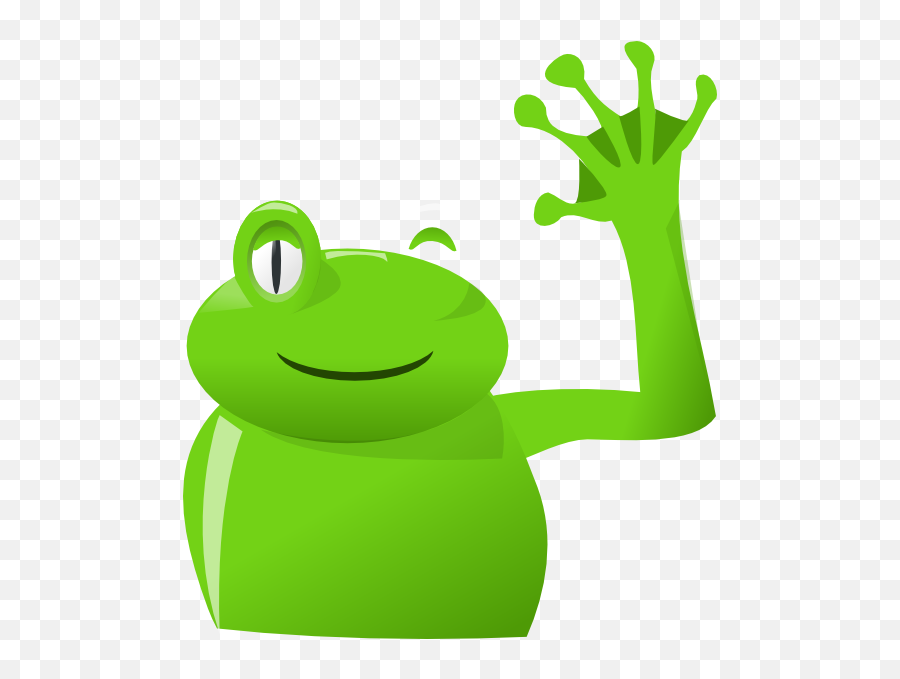 Goodbye Clipart Smiley Face Goodbye - Animated Bye Clipart Emoji,Animated Frog Emoticon
