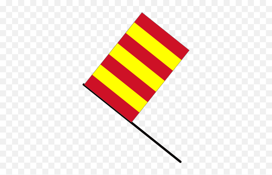 Red Striped Flag Vector Clip Art - Yellow And Red Striped Flag F1 Emoji,Aussie Flag Emoji