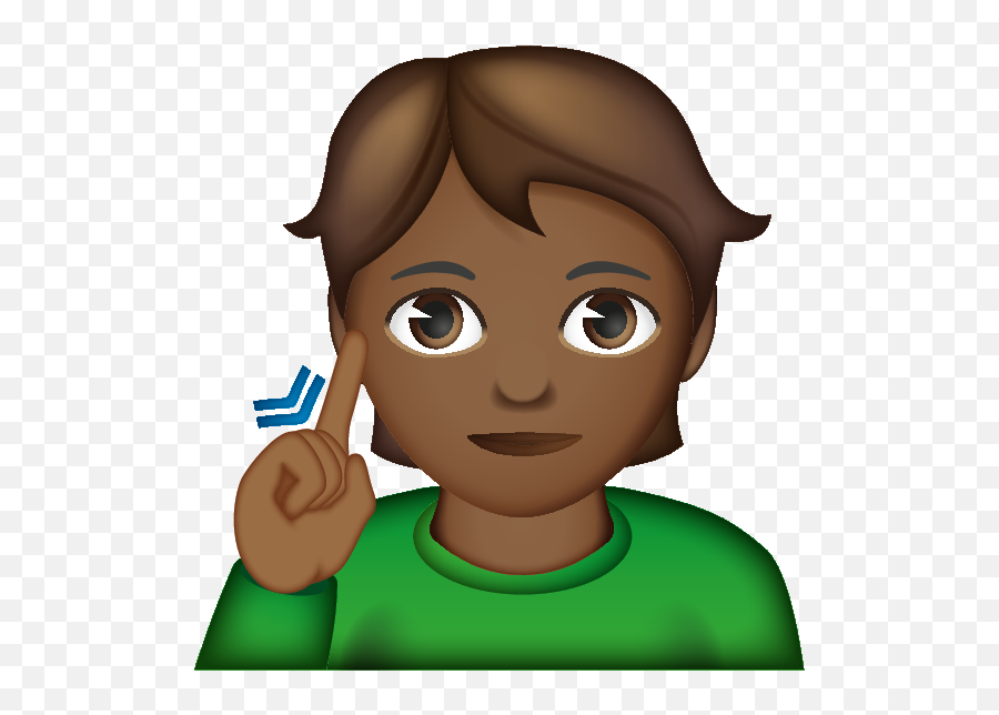 Deaf Person - Cartoon Emoji,Deaf Emoji