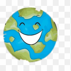 Earth Clipart Smiling Teeth - Earth Cartoon Emoji,Gap Tooth Emoji