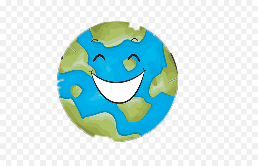 Earth Clipart Smiling Teeth - Earth Cartoon Emoji,Gap Tooth Emoji