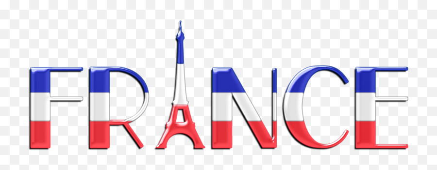 France Clipart Word France Word - France Culture Emoji,French Flag Chicken Emoji