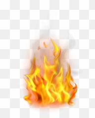 Clipart Flames Large Transparent - Fire Png Pics Art Emoji
