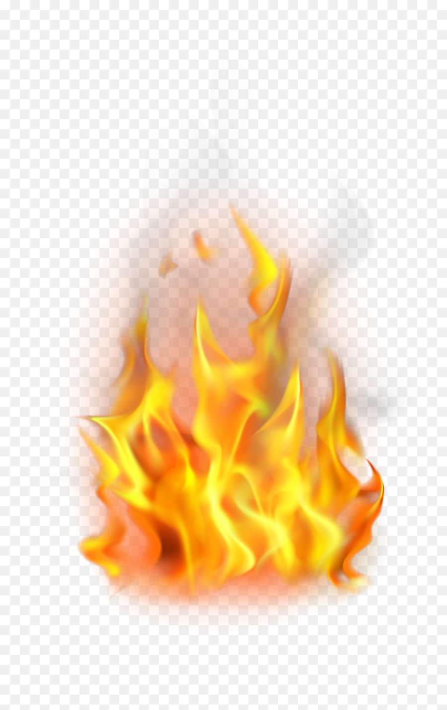 Clipart Flames Large Transparent - Fire Png Pics Art Emoji,Big Fire Emoji