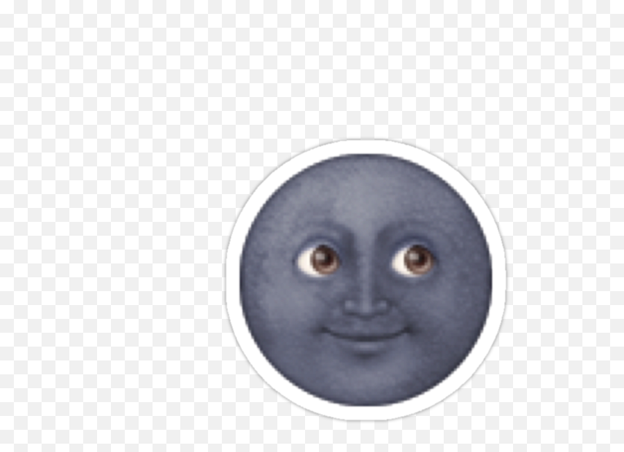Transparent Moon Emoji 14760 Rgbweb - Emoji Black Face,Moon Emoji