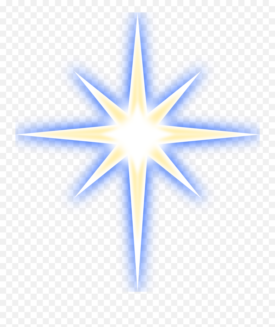 Clipart Transparent North Star - Sparkle Clipart Emoji,Glowing Star Emoji