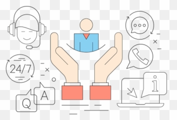 Outsource Live Chat Operators What To Look For In A Live - Vectors Call Center Images Free Download Emoji,Emoticons Sentences