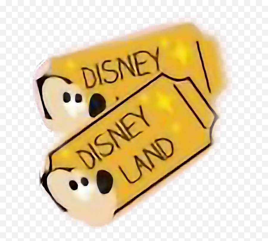 Disney Disneyland Tickets Freetoedit - Cartoon Emoji,Disneyland Emoji
