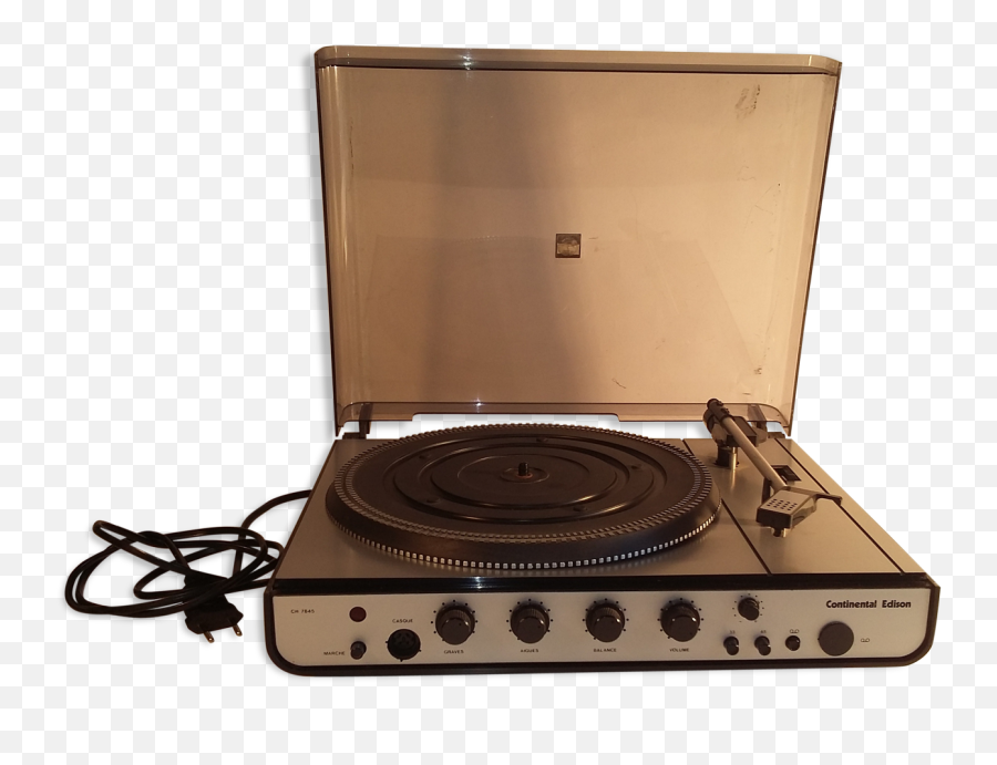 Continental Edison Vintage Record - Portable Network Graphics Emoji,Record Player Emoji