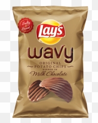 New from Layu0027s Chocolate - Covered Potato Chips Lays Emoji