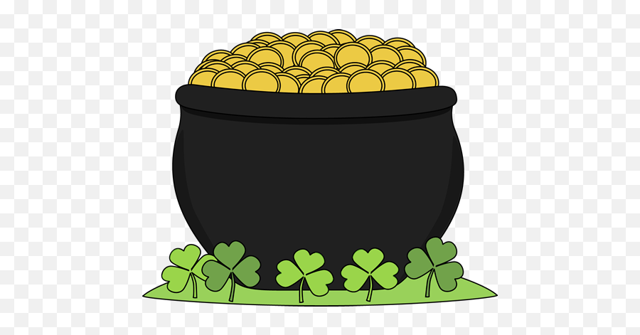 Pot Of Gold Clipart Free Images 2 - Cute Pot Of Gold Clipart Emoji,Pot Of Gold Emoji
