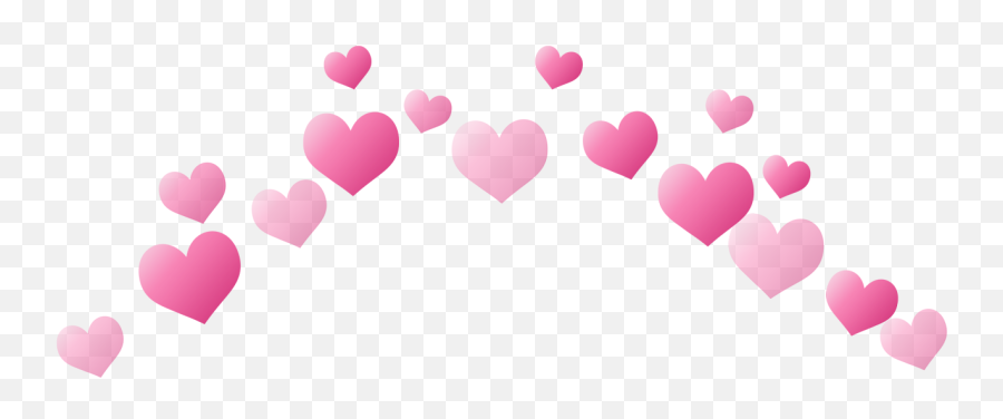 Heart Crown Png Hd Png - Heart Effect Emoji,Black Heart Emoji Png