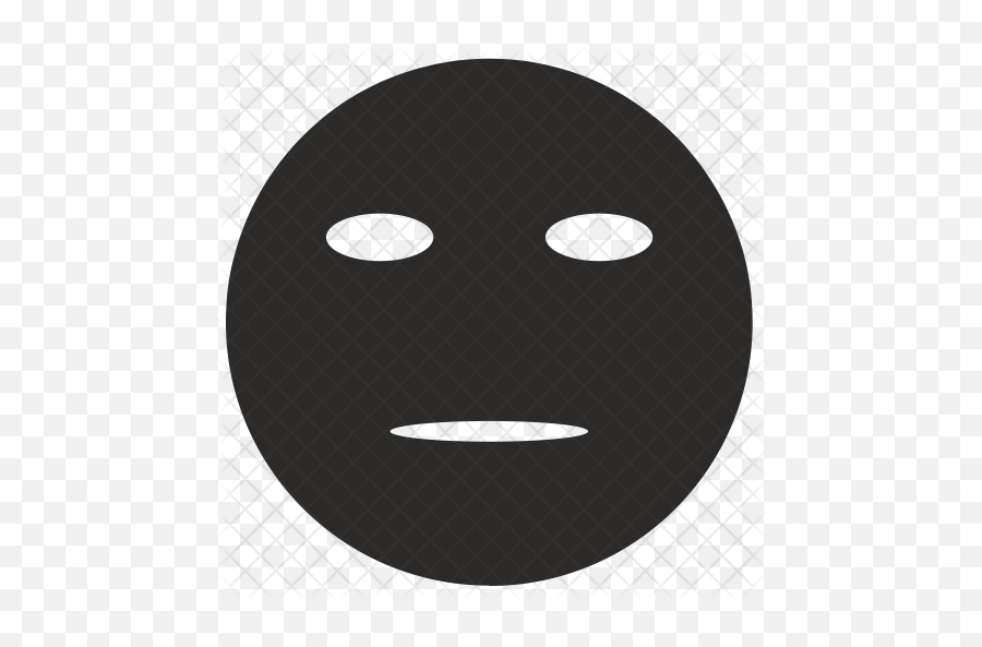 Poker Face Icon - Circle Emoji,Poker Face Emoji