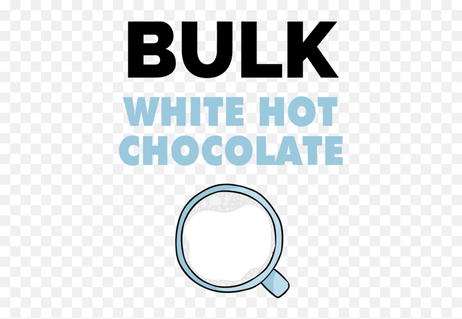 Mcstevenu0027s Bulk White Hot Chocolate Mixes - Assorted Flavors 5 Lb And 25 Lb Dot Emoji,Hot Chocolate Emoji