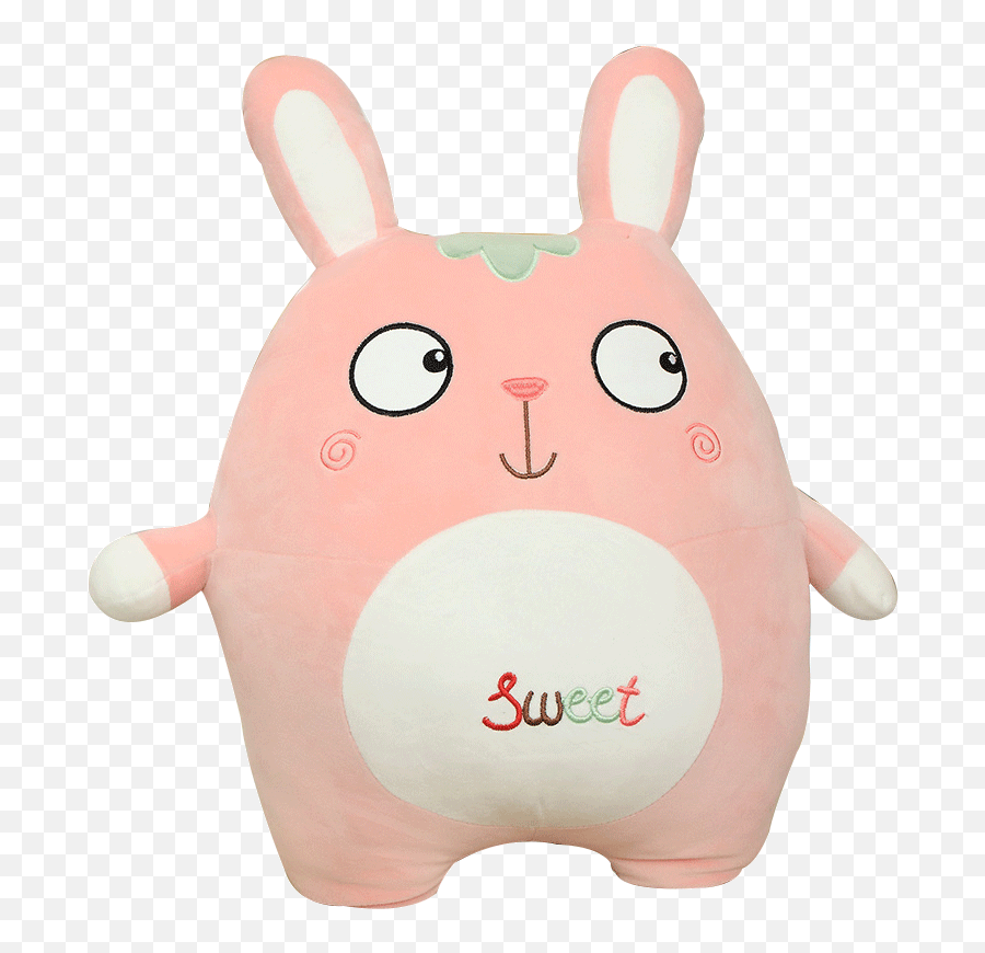 1 Pc Lovely Plush Doll Cute Cartoon Adorable Rabbit Doll Creative Birthday Present - Soft Emoji,Birthday Present Emoji