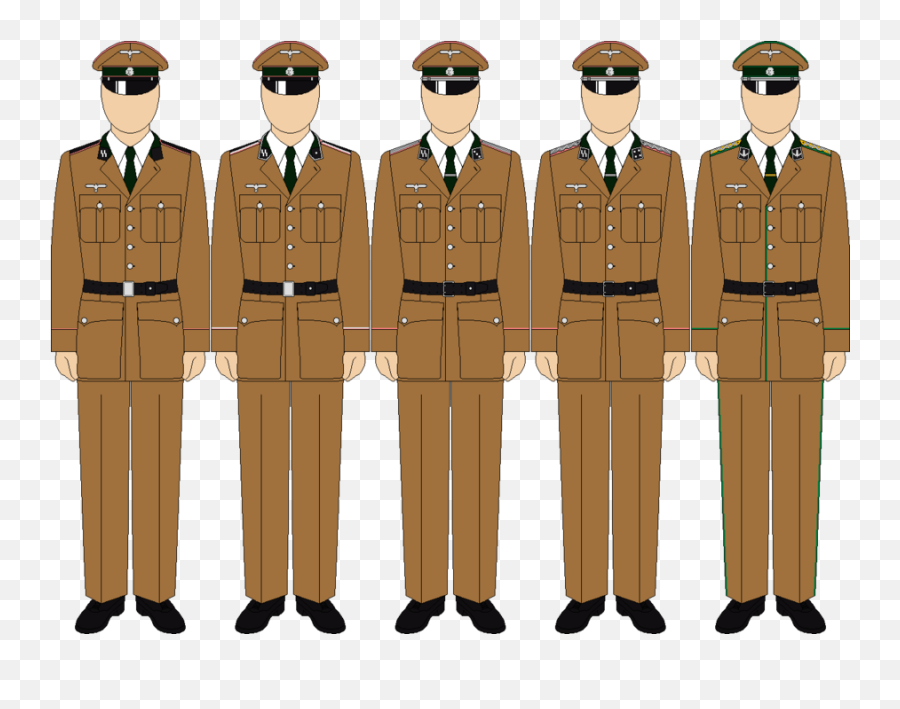 Policeman Clipart Dress Policeman Dress Transparent Free - Ww2 German Police Uniforms Emoji,Military Salute Emoji