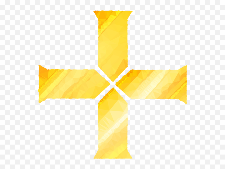 Yellow Cross Font Transparent Clip Art - Cross Emoji,Cross Emoji Iphone
