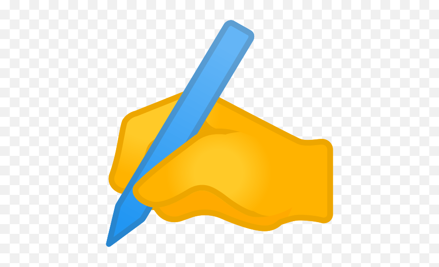 Writing Hand Emoji Meaning With Pictures - Emoji,Hand Emoji