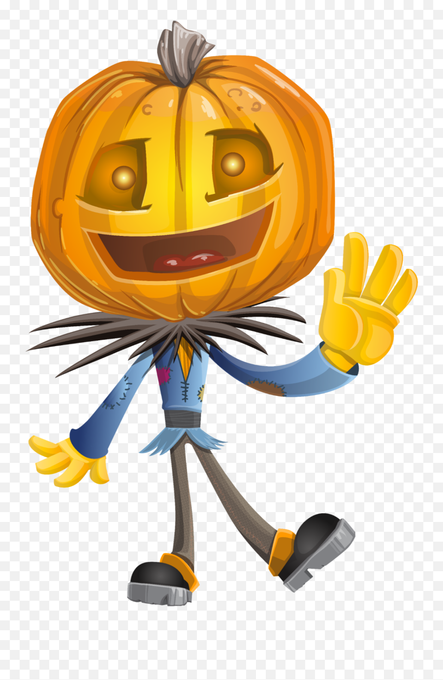 Mq Pumpkin Head Scarecrow Halloween - Transparent Pumpkin Man Emoji,Scarecrow Emoji
