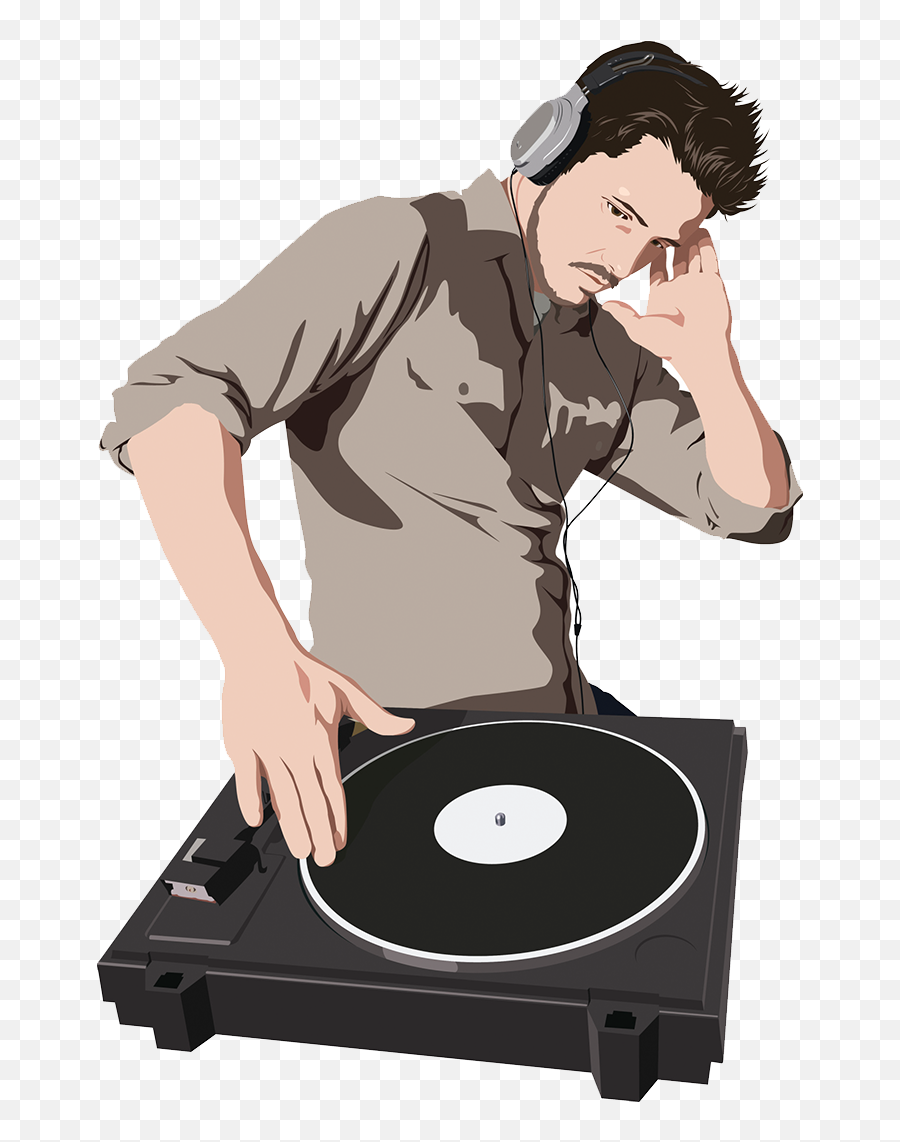 Disc Jockey Png - Dj Scratch Record Clipart Emoji,Record Player Emoji