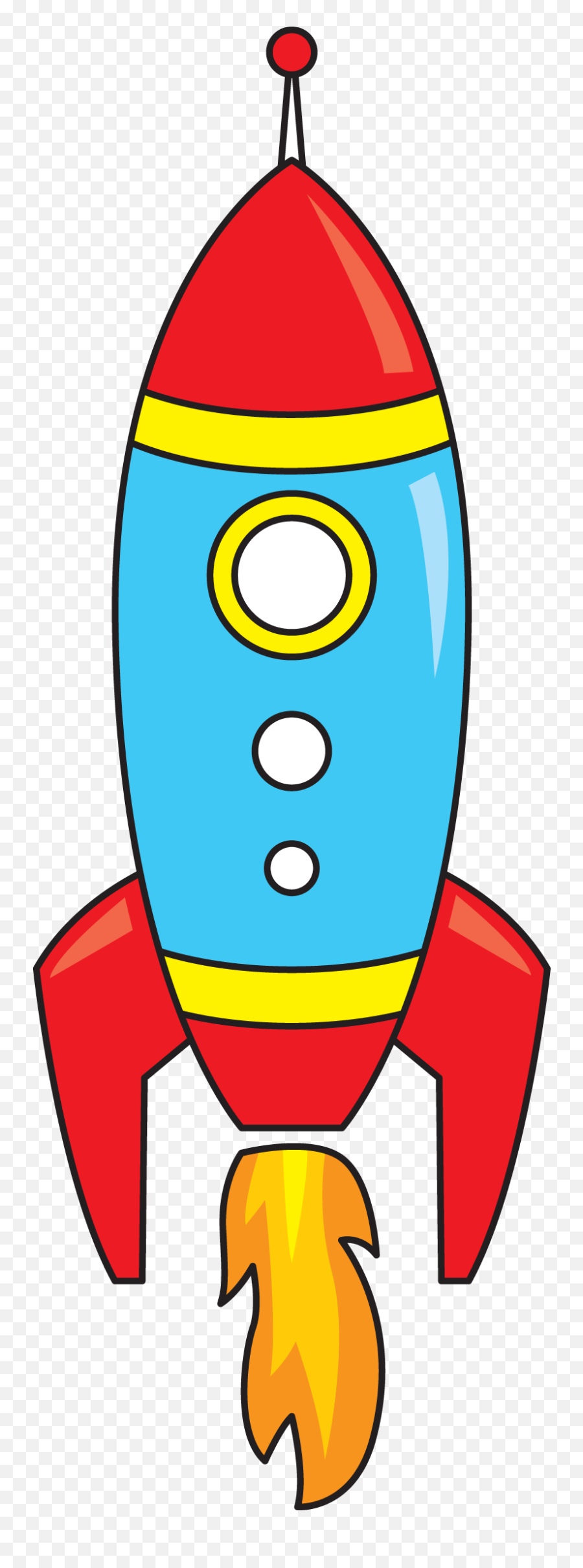 Cartoon Rocket Ship Clipart - Rocket Clipart Emoji,Rocket Ship Emoji
