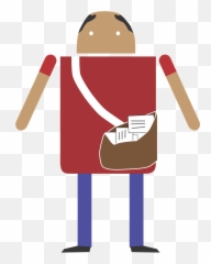 Postman Letter Man Service - Poem In Hindi Emoji