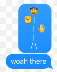 Woah There Cowboy - Clip Art Emoji,Woah Emoji