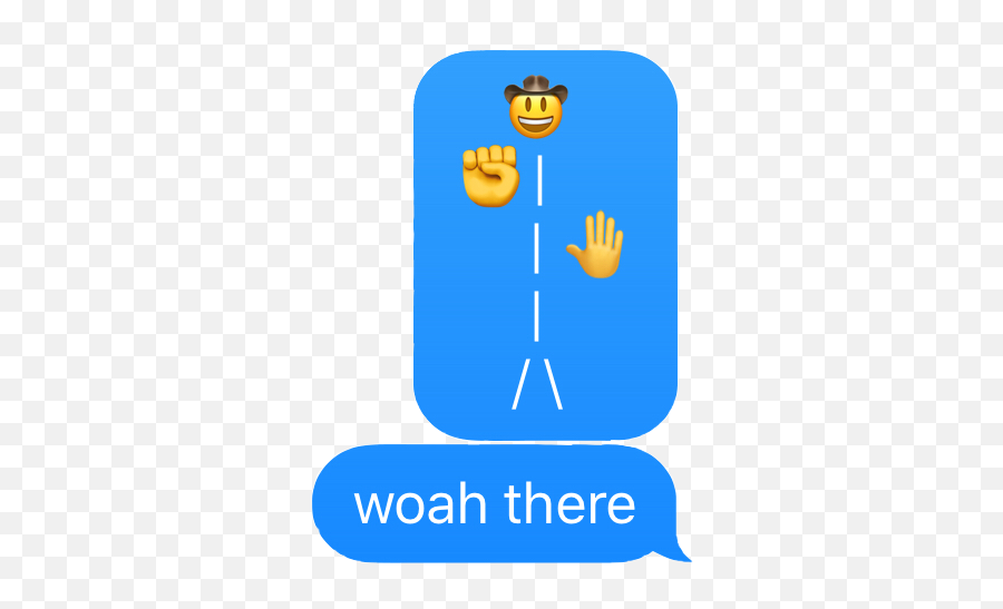 Woah There Cowboy - Clip Art Emoji,Woah Emoji