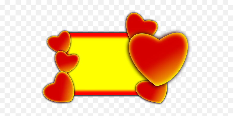 Vector Graphics Of Board Decorated With - Love Frame Emoji,Animated Beating Heart Emoji