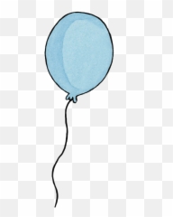 Download Blue Ballon - Blue Balloon Png Cartoon Emoji,Blue Balloon Emoji