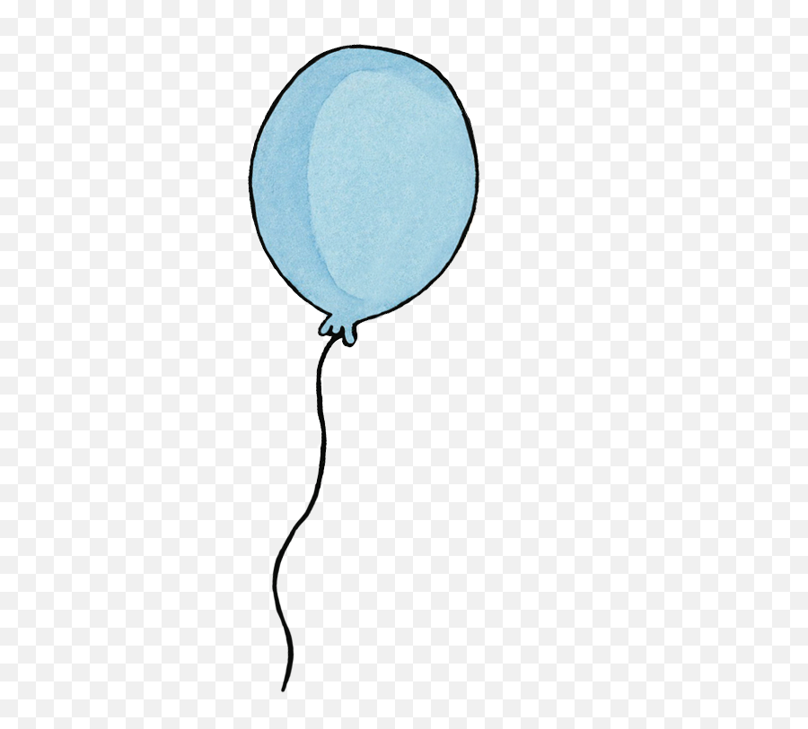 Download Blue Ballon - Blue Balloon Png Cartoon Emoji,Blue Balloon Emoji
