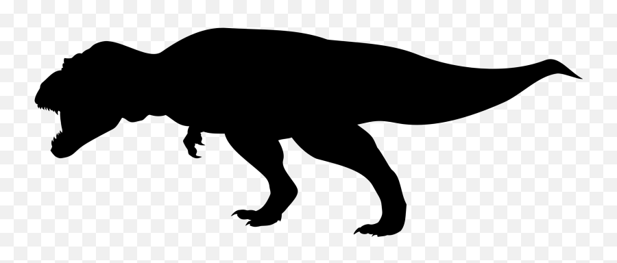 Tyrannosaurus Rex Silhouette Icons Png - T Rex Black Emoji,T Rex Emoji