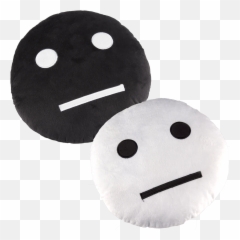 Meh Face Pillows - Plush Emoji