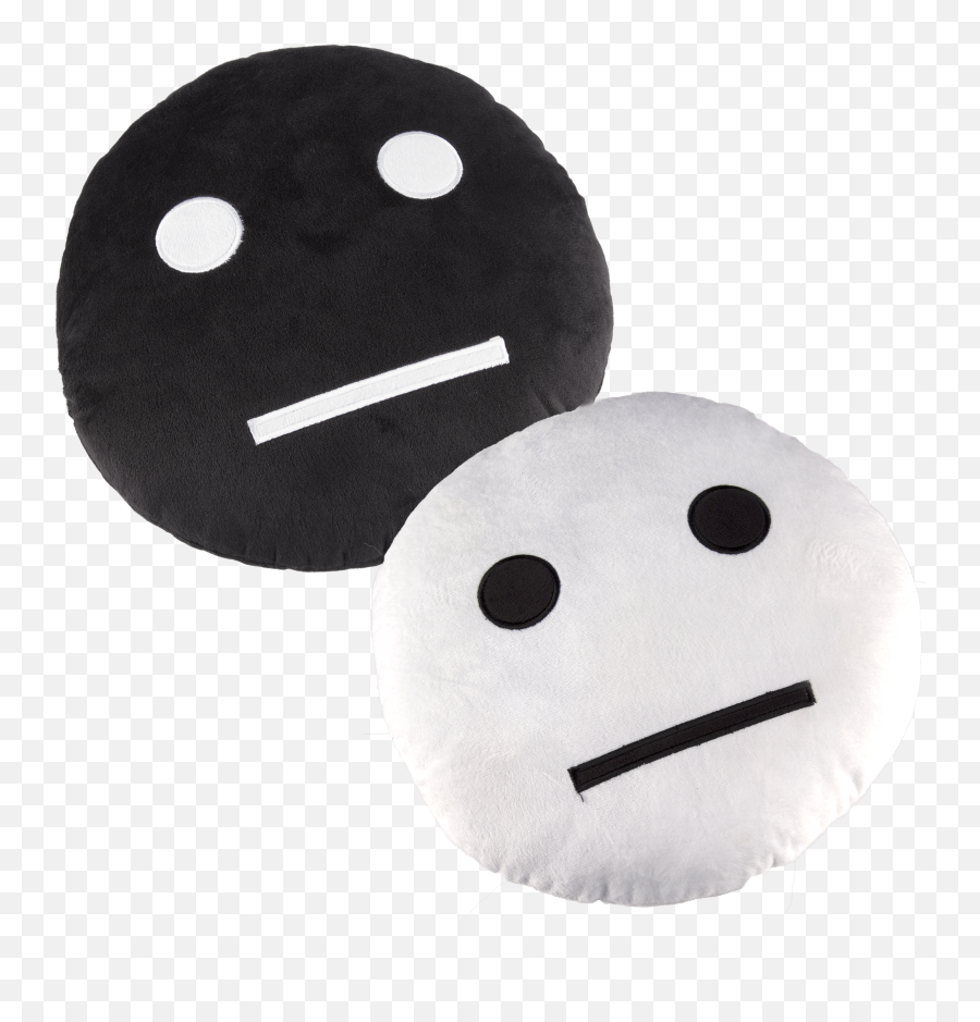 Meh Face Pillows - Plush Emoji,Meh Emoticon