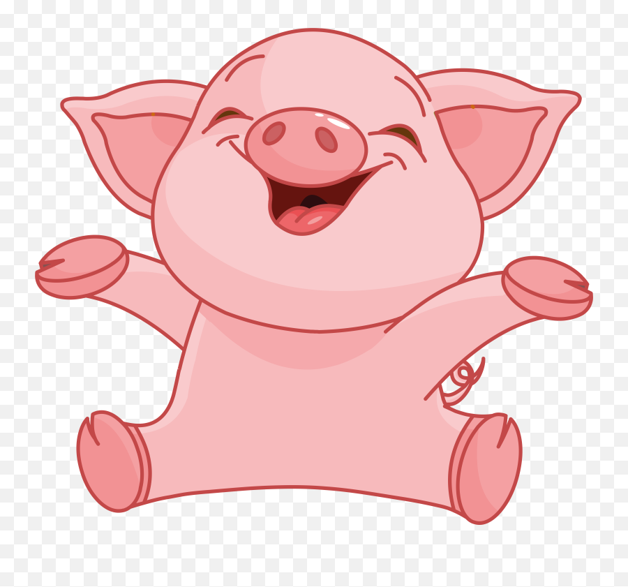 Download Royalty - Free Domestic Cartoon Pig Free Clipart Hq Emoji,Piggy Emoticon