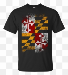 Maryland State Flag Vintage Distressed - Diamond Birthday T Shirt Emoji,Maryland Flag Emoji