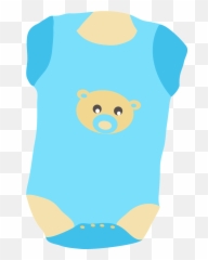 Baby Onesie Clipart Png - Clothes Vector Emoji