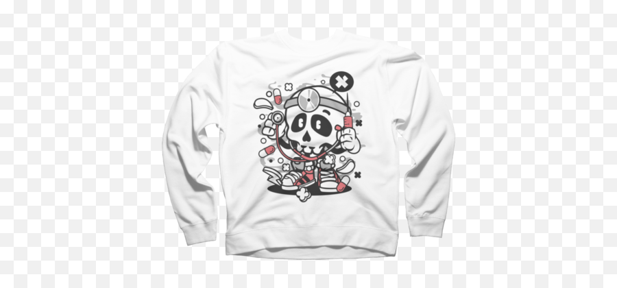 Cartoon Womens Sweatshirts - Sweatshirt Emoji,Turtle Skull Emoji