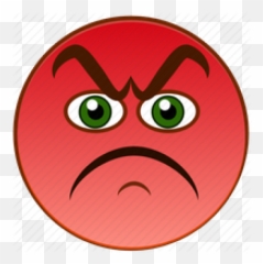 Angry - Smiley Emoticons Angry Emoji,Red Angry Emoji