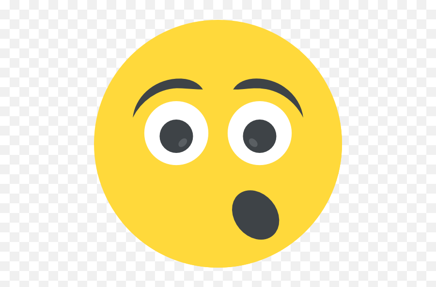 Surprised - Scared Icon Emoji,Emoji Sorprendido Png