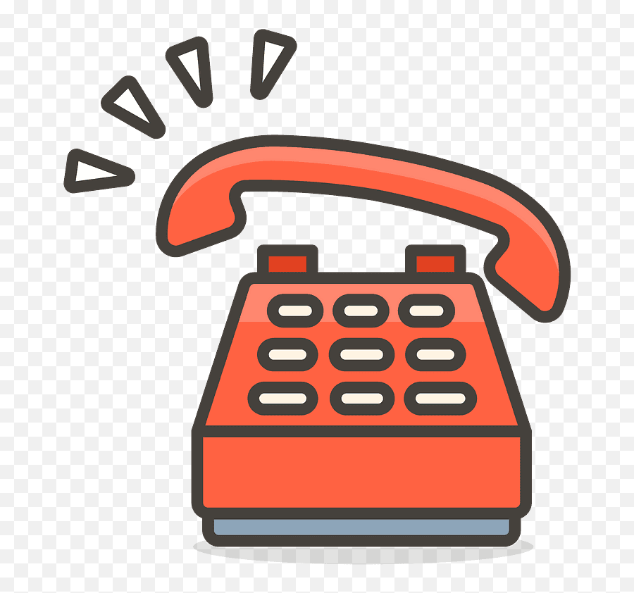 Telephone Emoji Clipart - Vector Transparent Telephone Phone Icon Png,Emoji Telephone