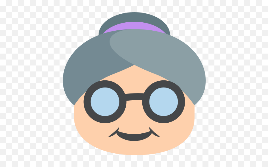 Old Woman Medium - Light Skin Tone Emoji High Definition Emoji De Abuelos,Female Symbol Emoji