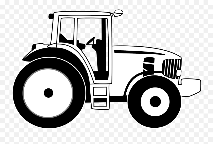 Microsoft Clipart Tractor Microsoft - Tractor Clipart Black And White Emoji,Tractor Emoji