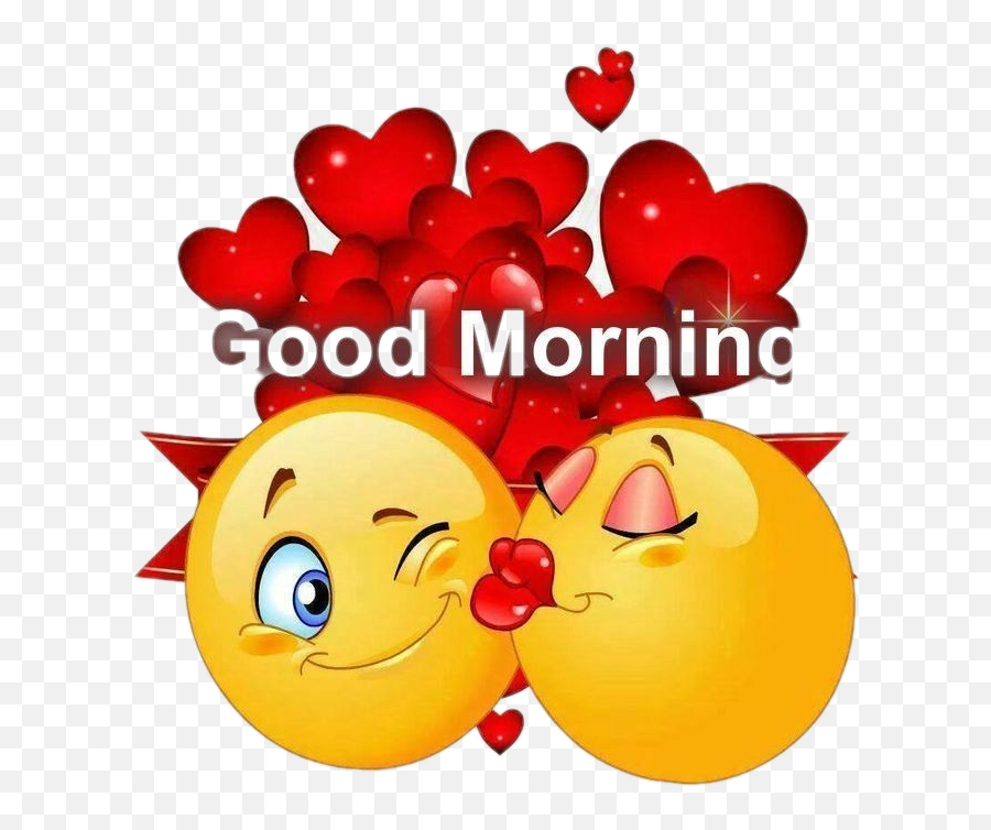 Largest Collection Of Free - Toedit Scgoodmorning Stickers Kissing Smiley Emoji,Good Morning Emoticon