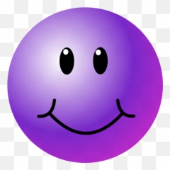 Purple Sad Face - Clipart Smiley Face Blue Emoji,Sad Face Emoji