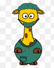 Shot clipart surgeon tool Transparent - Cartoon Giraffe Clipart Emoji
