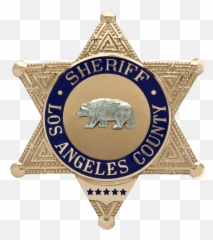 Badge Of The Sheriff Los Angeles County - Department Emoji