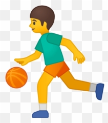 From - Person Bouncing A Basketball Emoji,Soccer Emoji