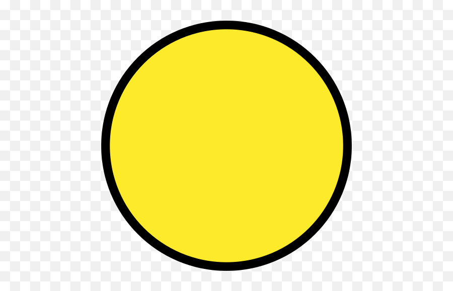 Yellow Circle - Circle Emoji,Yellow Circle Emoji